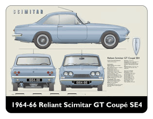 Reliant Scimitar GT Coupe SE4 1964-66 Mouse Mat